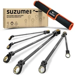 Suzume Extra Long Flex Head Ratcheting Wrench Set 6PCS 819MM Double Box End M.... Fixed Price $88.71.