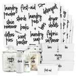 Talented Kitchen 141 Laundry Stickers For Jars And Containers, Preprinted Clear. Fixed Price $14.41.