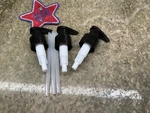 Set Of 3 Soap Pump Replacement, Dispenser Black 1 Diameter Neck. Fixed Price $8.95.