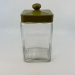 Glass Kitchen Food Storage Jar With Traditional Style Lid Household Clear. Fixed Price $21.00.