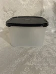 Tupperware Modular Mates Square Container Black Seal New #1620 11 Cup. Fixed Price $17.79.