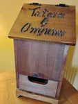 Vintage Potatoes Taters 'n Onions Wooden Storage Bin Farmhouse Country Onyuns. Fixed Price $112.49.