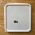 Rubbermaid Square Container Lid FG650900WHT Qt White Plastic Commercial. Fixed Price $19.00.