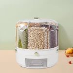 360 Rotatable Cereal Grain Dispenser Storage Box Kitchen Rice Container. Fixed Price $29.71.