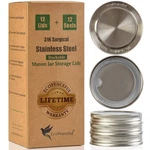 316 Surgical Stainless Steel Mason Jar Lids Regular Mouth,original Design,sta.... Fixed Price $29.98.