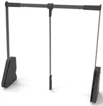 Kessebohmer 238281 5/8" To 45 7/8"W Conero Wardrobe Lift - Powder Black. Fixed Price $294.50.
