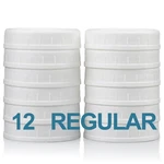 12 Pack Regular Mouth Mason Jar Lids For Compatible With Ball, Kerr. Fixed Price $17.99.