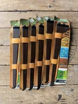 Vintage Lot 6 Nos Ex-cello Faux Wood Grain 12 Shelf Brackets Mcm Design. Fixed Price $29.99.