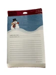 Hallmark Snowman Christmas Recipe Cards 25 6 X 4 1/2" Nos. Fixed Price $7.95.