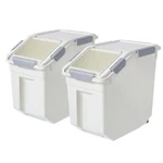 Hanamya 10 Liter / 20 Lbs Rice Storage Container With Measuring Cup Bpa Free. Fixed Price $80.65.