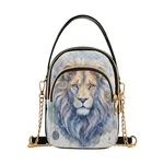 Alaza Quilted Bags For Women,watercolor Blue Lion Women's Crossbody.... Fixed Price $19.17.