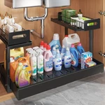 PACK-16"-26"W Expandable Under Sink Organizer With Upgrade Ball-bearing Sli.... Fixed Price $97.33.
