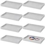 Inbagi Pcs Small Velvet Jewelry Storagetray Stackable Drawers Organizer 8.3.... Fixed Price $35.64.