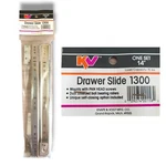Knape & Vogt Kv 1300 Drawer Slide 14" Inch Side Mount 75 Lbs New Sealed Set. Fixed Price $11.19.