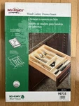 Rev-a-shelf 4W-CT-5 Wood Cutlery Drawer Insert Trim To Fit Nib. Fixed Price $49.95.