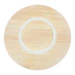 27.56'' Oak Lazy Susan Organizer For - Wooden Turntable Kitchen Tray. Fixed Price $100.40.