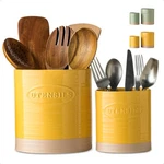 Yhosseun Kitchen Utensil Holder Set Of 2, Ceramic For .... Fixed Price $39.82.