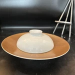 Berghoff Gem Pieter Roex Design 2 Piece Presentation Bowl Porcelain Gold Trim. Fixed Price $40.00.