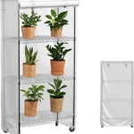 INDIGOTEMPEST9 Frosted Wire Shelf Cover With Zipper, Waterproof Dustproof Pvc.... Fixed Price $60.44.