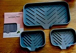 Egwon Silicone Kitchen Tray, Sink For Counter/soap,sponge,etc.. Fixed Price $15.98.