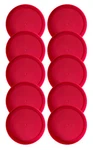 10 Replacement Lids For Pyrex 4-CUP Storage Cover 6" Container 7201-PC Red. Fixed Price $15.99.