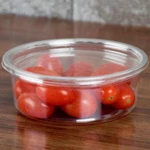 Fabrikal Lrd Recycleware Round Deli Container Lids, Flat Plug Fit, Clear, 500-CT. Fixed Price $38.00.