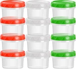 2 Oz Plastic Containers With Lids Small Salad Dressing To Go Condiment. Fixed Price $14.99.