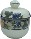 Mikasa Garden Harvest Jam Jelly Jar With Lid. Fixed Price $32.50.
