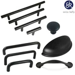 Swiss Kelly Hardware Matte Black Kitchen Cabinet Handles Drawer Pulls. Fixed Price $46.10.