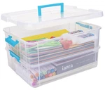 2 Layer Plastic Storage Containers With Lids, Multipurpose Clear St... Fast Ship. Fixed Price $34.99.