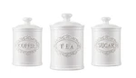 Relief Vine Ceramic Canisters Sets For The Kitchen Countertop Of 3 Ai.... Fixed Price $43.52.