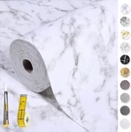 2-LAYER Drawer And Shelf Liner For Kitchen 12W X 236.2L, White Marble. Fixed Price $35.94.