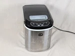 Igloo Portable Countertop Maker Model ICE102ST Stainless Steel Black Finish. Fixed Price $34.95.