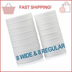 Aozita 16-PACK Plastic Mason Jar Lids 8 Regular Mouth And Wide. Fixed Price $13.99.