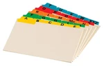 Oxford Index Card Guides With Laminated Tabs, Alphabetical, A-z, Assorted Col.... Fixed Price $17.49.