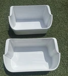 Frigidaire / Kenmore Refrigerator Door Bin( Set Of ) From Model # FRT21H7ASKO. Fixed Price $49.00.