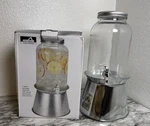 Euro-ware Collection Galvanized Stand Cold Beverage Glass Jar Dispenser 1. Fixed Price $39.93.