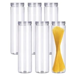 Grzjopp 6PCS Spaghetti Pasta Storage Containers With Lids,tall Clear St.... Fixed Price $20.09.
