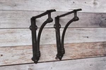 Vintage Style Cast Iron Wall Bracket Garden Rustic Shelf Kitchen Farm. Fixed Price $109.00.