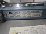 New American International AIE-200 Hand Operated Impulse Sealer 8". Fixed Price $150.00.