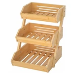 G.a Homefavor Bamboo Fruit Basket, Organizer For Kitchen Counter,.... Fixed Price $34.99.
