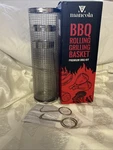 Mancola Bbq Net Tube-rolling Grilling BASKET,3 Pcs Set, New #20. Fixed Price $21.24.