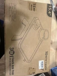 Nnewvante Couch Cup Holder Tray, In Large 15.36"X9.85" Acacia Wood Sofa Arm. Fixed Price $28.00.