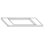 Ice-o-matic KBT19 Bin Top, Gray, Metal. Fixed Price $303.99.