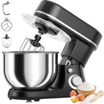 800W Stand Mixer With 5.3QT Bowl, 6-SPEED Pulse Electric Kitchen Black. Fixed Price $120.00.