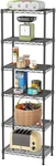 Singaye 6 Shelves Bathroom Organizers And Storage Shelf Wire Closet Metal Pan.... Fixed Price $69.61.