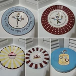 Gorham Merry Round Dessert Plates Set 4 Pat-a-cake Nursery Rhyme 8" New Box. Fixed Price $29.69.