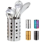Qru Kitchen Utensil Holder For Countertop (H6.7 X W4.1 ), Stainless. Fixed Price $19.08.