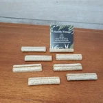 Set Of 8 Hand Made Ceramic Clay Pottery Place Card Name Holders Dinner Party. Fixed Price $14.89.