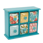 The Pioneer Woman Vintage Floral 6-DRAWER Spice & Tea Box *free Shipping*. Fixed Price $89.00.